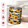 thumbnail image 5 of 12oz Coffee Tumblers Sunflowers Stainless Steel Vacuum Insulated Travel Tumbler Coffee Cups Mug with Lid and Straw with Cleaning Brush for Cold & Hot Drinks, 5 of 5