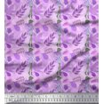 thumbnail image 1 of Soimoi Crepe Silk Fabric Autumn Leaves & Girl Women Print Fabric by the Yard 42 Inch Wide, 1 of 1