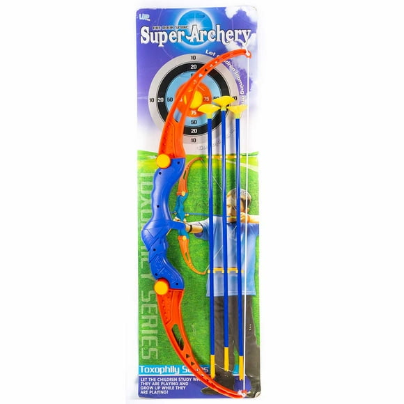 Arco y Flechas de Juguete LUP TOYS LUP268 punta de Chupón Azul