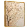 thumbnail image 2 of Designart "Solitary Beige Maple Serenity I" Tree Maple Floater Framed Wall Art Prints, 2 of 5