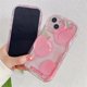 thumbnail image 4 of Pink Peach Cherry Cover For Samsung Galaxy A54 A34 A51 A53 A32 A52 A32 A73 S23 Ultra S20 FE S21 Plus Soft TPU Flower Wavy Case, 4 of 5