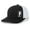 Black/White, variant on Men's Golfer Drinking Beer Bottle Golf Mesh Back Trucker Hat, Black/White