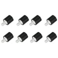 thumbnail image 1 of Uxcell M3 Rubber Vibration Shock Absorption Mount W Thread Stud 0.31" x 0.31" 8pack, 1 of 6