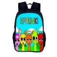 thumbnail image 4 of Sprunki Backpack Cartoon School Bag 15inch Backpack Lightening Zipper Backpack Book Bags Computer Backpack, 4 of 28