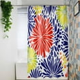 thumbnail image 4 of Waterproof Shower Curtain - Abstract Flowers Texture Painting Bathroom Curtains with Hooks,Modern Seamless Firework Bathtub Curtain for Shower Stall,72x72 Inch, 4 of 6