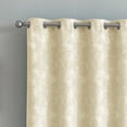 thumbnail image 5 of VCNY  Home Rosalie Tonal Jacquard Grommet Curtain Panel Silver - 84 Inches, 5 of 5