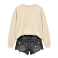 thumbnail image 4 of Gunia Plus Size Pumpkin Halloween Sweatshirt For Women Cat Graphic Sweatshirt Round Neck Long Sleeve Pullover Tops Casual Fall Fashion Trendy Clothes Beige S-3Xl, 4 of 6