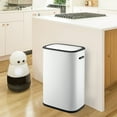 thumbnail image 4 of 50 Liter/14.5 Gallon Smart Automatic Trash Can with Lid Stainless Steel Thickened Body & Super Mute Sensor Lid for Kitchen Office Bedroom, 4 of 7