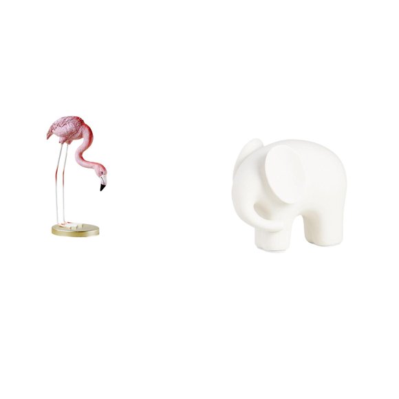 Estatua de resina,Escultura de resina de flamenco para exteriores,Figura de pájaro,adorno decorativo para jardín,Figura de elefante,Estatua de elefante,figura decorativa de Feng Shui para el