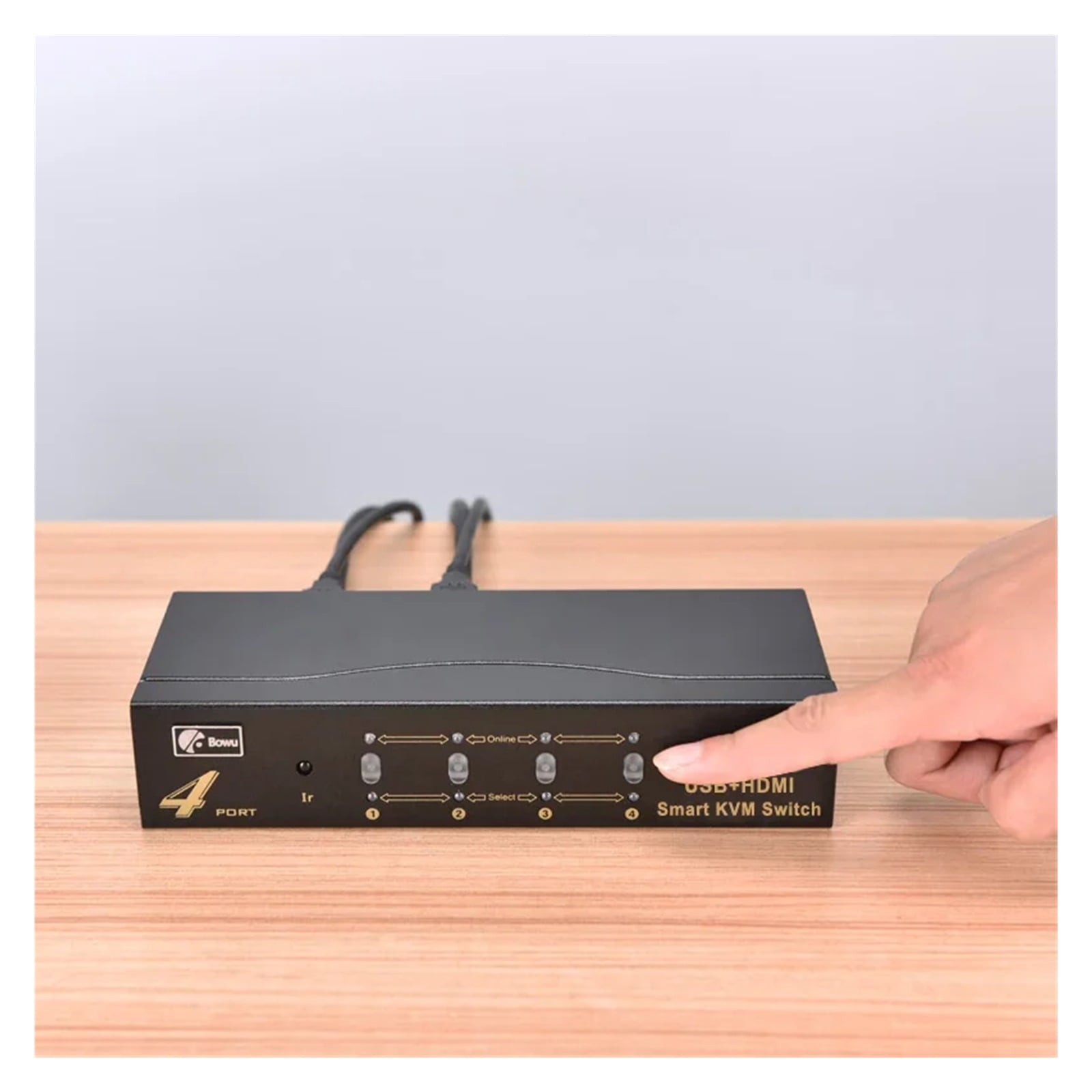 4Ports USB KVM Smart Switch -compatible USB Converter Four In One Out Computer Share Projector Keyboard Mouse Monitor Device