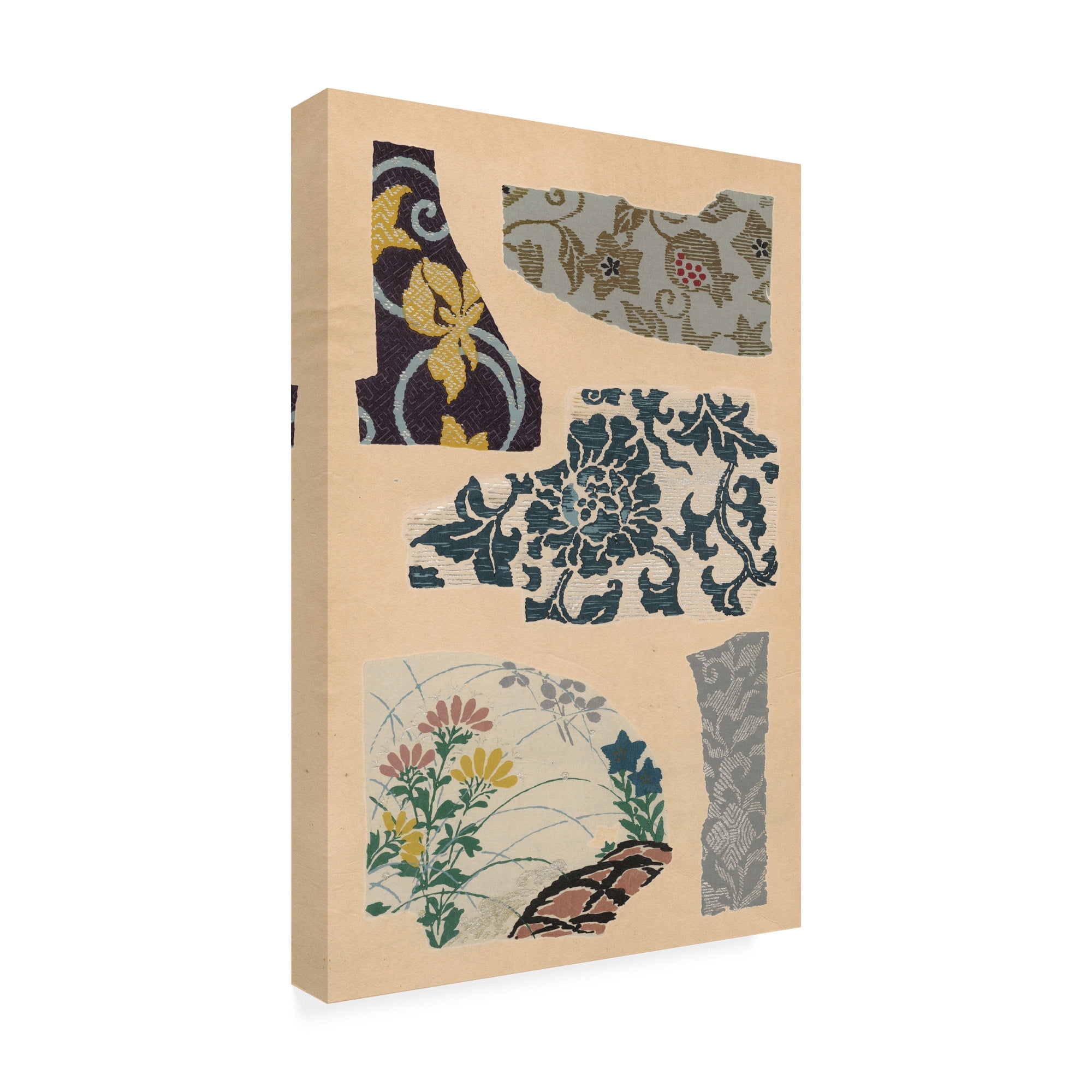 Trademark Fine Art 'Japanese Textile Design VII' Canvas Art by Ema Seizan