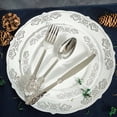 thumbnail image 3 of Balsa Circle 24 Pieces 8" Silver Metallic Disposable Plastic Forks Event Tableware, 3 of 5