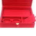 thumbnail image 3 of Freer Multifunctional Red Luxury Jewelry Display Box Bangle Rings Organizer Holder, 3 of 9