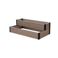 thumbnail image 3 of Everbloom Cascade Wallside Raised Garden Bed Brown 45" L x 24"/12" W x 7"/14" H, 3 of 8