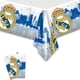 thumbnail image 1 of wonima02 2Pack Real Madrid Tablecloth Disposable Tablecover Birthday Party Supplies and Decorations for Kid Boy Baby Shower Rectangle Tables 70"X42", 1 of 1