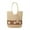 Beige, variant on Straw Bags for Women, Daisy Woven Straw Beach Tote with Tassels Casual Shoulder Handbag (Beige)