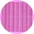 thumbnail image 1 of Ahgly Company Indoor Round Abstract Purple Modern Area Rugs, 3' Round, 1 of 4