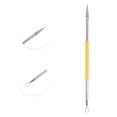 thumbnail image 3 of Unique Bargains 1 Pc Facial Double Headed Pimple Extractor Yellow, 3 of 7