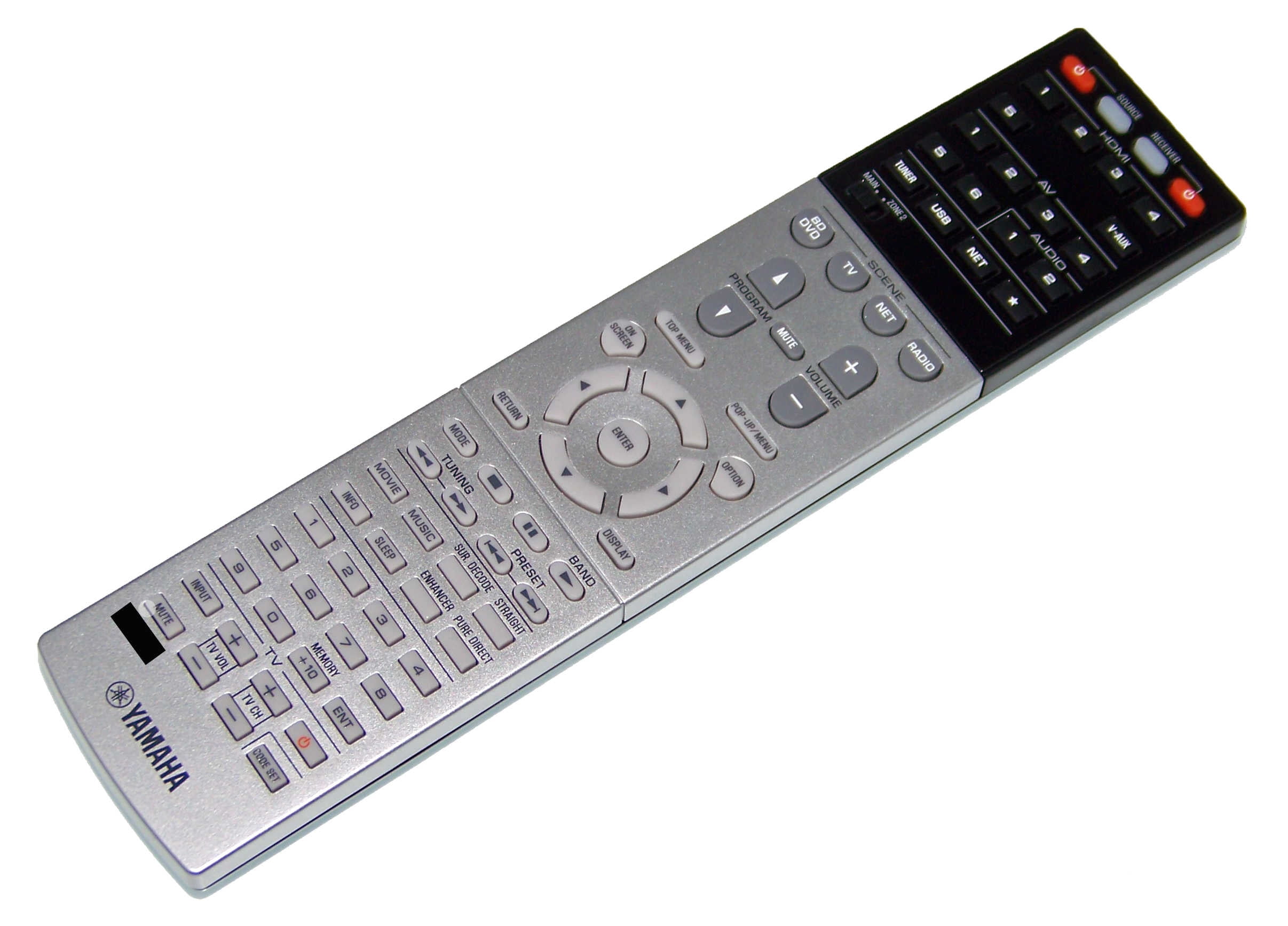 OEM Yamaha Remote Control Originally Shipped With RXV675BL, RXV675BL