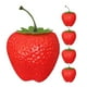 thumbnail image 1 of KAKOWELY 5 fresas artificiales de plástico, modelo de fresas falsas, decoración realista de fresas., 1 of 5