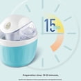 thumbnail image 7 of Small Home Mini Ice Cream Maker，One-touch Quick Operation, Wrap-around Rapid Cooling Design, Dual Filling Ports, 500ml Capacity—ideal for Home Use., 7 of 7