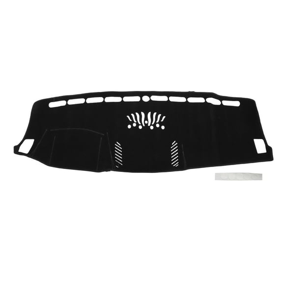 Unique Bargains Dash Cover for Ford for Ranger 2019-2022 Dash Board Mat Non-Slip Dash Cover Mat Pad Polyester Center Console Dashboard Cover Pad Carpet Black