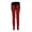 Red, variant on Leggings for Women Women's Yoga Pants Patchwork Slim with Peach Design for Fitness and Sports Performance