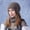 Coffee, variant on Unisex Autumn Winter Knit Hat Scarf Set Thickened Warm Earflap Beanie Winter Set with Thermal Lining Beanie Scarf Retains Heat for Long Periods Hat Scarf