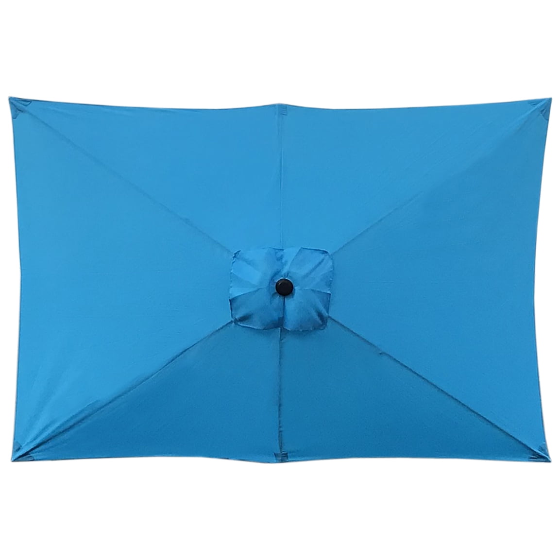 Abble 10 X 6.5 Feet Rectangular Market Umbrella - Aqua