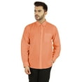 thumbnail image 1 of Bestman Long Sleeve Cotton Flex Shirt For Mens Button Downt W/ Patch Pocket Office Wear, 1 of 7