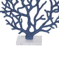 thumbnail image 5 of DecMode Blue & White, Polystone Coastal Coral Sculpture, 14"L x 4"W x 16"H, 5 of 15