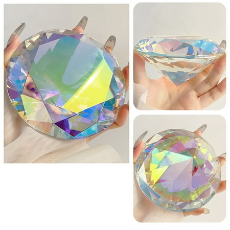 

SSZMDLB Consígalo hoy Organización de joyas decoración de diamantes de imitación transparentes de cristal Joyas de diamantes grandes