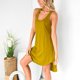thumbnail image 4 of Vestido de falda casual deportivo sin mangas con cuello en U sin mangas con espalda cruzada para mujer Pompotops  qwe13746, 4 of 9