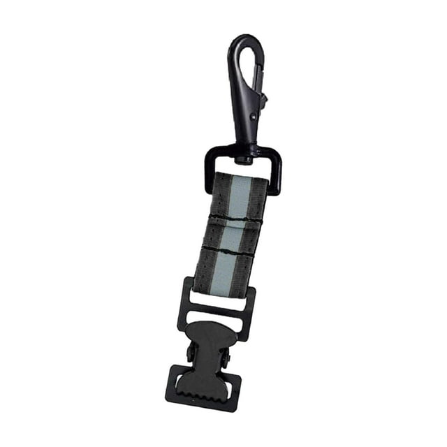 Maytalsory Sangle de Gant de Pompier Équipement de Participation Durable en nylon Robuste, et Libération Rapide Réfléchissant Noir
