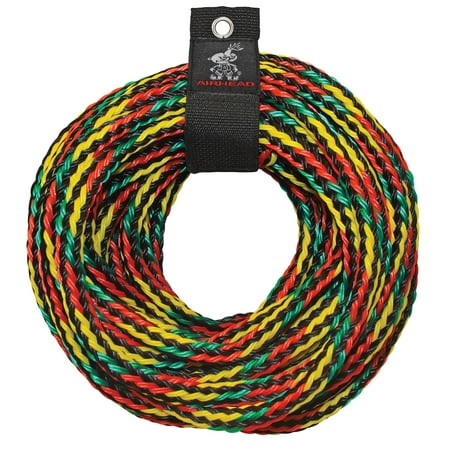 Airhead Tow Rope, Multicolor, 60 ft, 3-4 rider (Best Wakeboard Tow Rope)