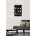 thumbnail image 2 of Pokémon - Moves Grid Wall Poster, 14.725" x 22.375" Framed, 2 of 5
