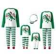 thumbnail image 1 of Ensembles de Pyjamas Assortis pour Famille Pyjamas de Noël Haut Imprimé avec Bas à Carreaux, 1 of 9