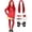 Red, variant on Women Princess Red Costume, Rise of Red Costume Halloween Cosplay Outfits Jacket Top A-Line Skirt Pants Synthetic Wig for Cosplay Birthday Party, Costumes for Women