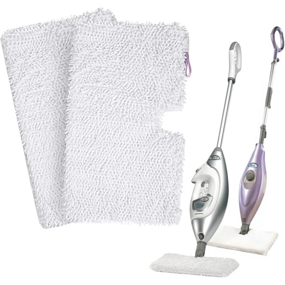 2 Pack Steam Mop Pad for Shark Steam Pocket Mop Professional Fit Series S3500 S2901 S2902 S3455K S3501,Washable Replacement Mop Pads