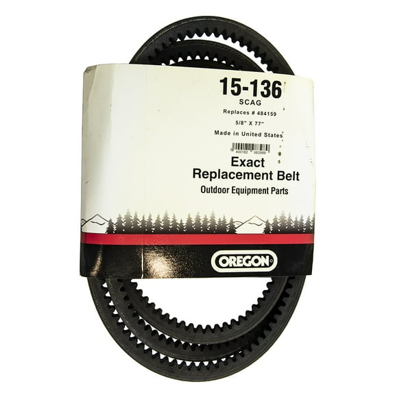 Oregon 15-136 Deck Drive Belt Scag 61V 72V Cheetah Turf Tiger Zero-Turn Mowers 484159