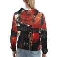 thumbnail image 7 of Sigee Abstract Skull Guitar Art for Women's Pullover Hoodie Sweatshirts Adult Casual Long Sleeve Sweatshirts ,Sizes S-2XL-XX-Large, 7 of 7