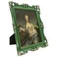 thumbnail image 2 of 8x10 Picture Frames Vintage Photo Frames 8 x 10 in Moss Green with Gold Trim, Wall and Tabletop Picture Frames, 2 of 4