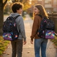 thumbnail image 3 of Aplkyhs Cool Dinosaur Backpack for Students Age 6-18 Cool School Bookbag Water Resistant Durable Lightweight Backpack for School Travel, 3 of 7