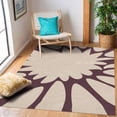 thumbnail image 4 of Teppich Homes Handmade Cream Geometric Pattern Tufted Rug 10x13 - Cozy Wool Area Rug for Hallway And Living Room, 4 of 7