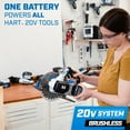 thumbnail image 6 of HART HPCS25 20-Volt Brushless 7-1/4 Inch Circular Saw (Battery Not Included), 6 of 18