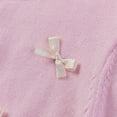 thumbnail image 6 of AUNVITO Fashion Jackets for Kids Unisex Toddler Kids Baby Girls Fashion Cute Color Bowknot Long Sleeved Button Cardigan Coat, 6 of 7