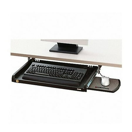 3m Keyboard Tray 25 in W Black KD45