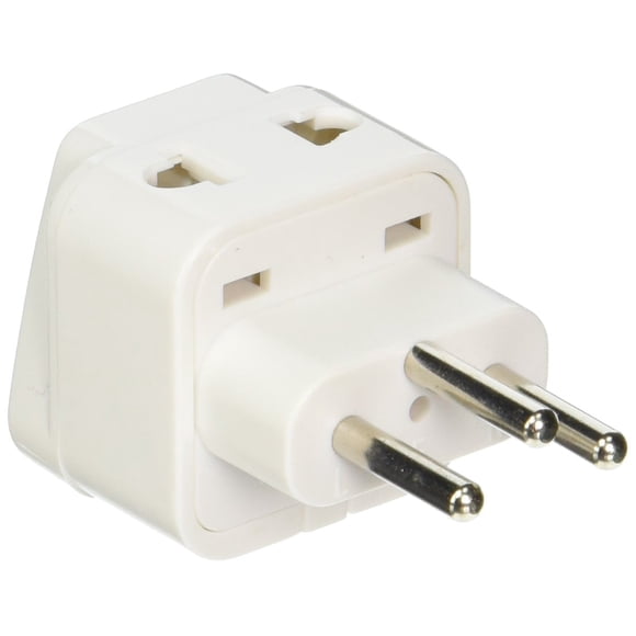 CKITZE BA-11A-3P Grounded Universal 2-in-1 USA to Switzerland Type J Plug Adapter - 3 Pack