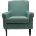 thumbnail image 2 of Fox Hill Trading Ellis 17.5"H Fabric Rolled Arm Lounge Chair in Blue, 2 of 4