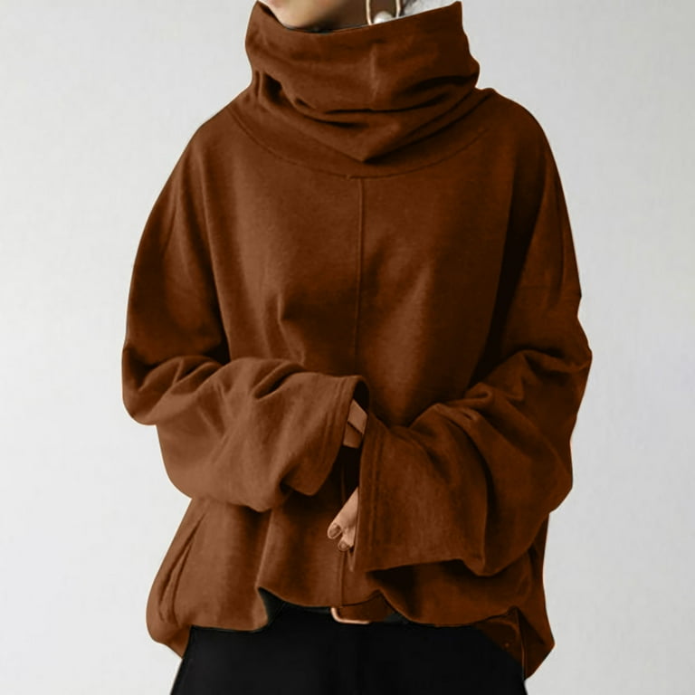 Plus size cowl neck sweatshirt new arrivals